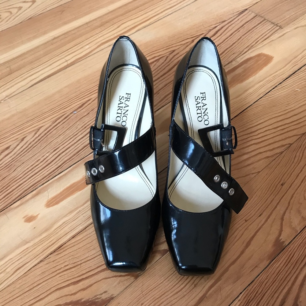 Franco Sarto - Black Patent Leather Heels